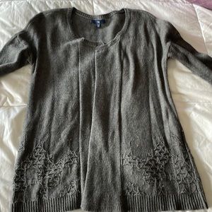 Women’s gray open sweater size extra small from The Gap